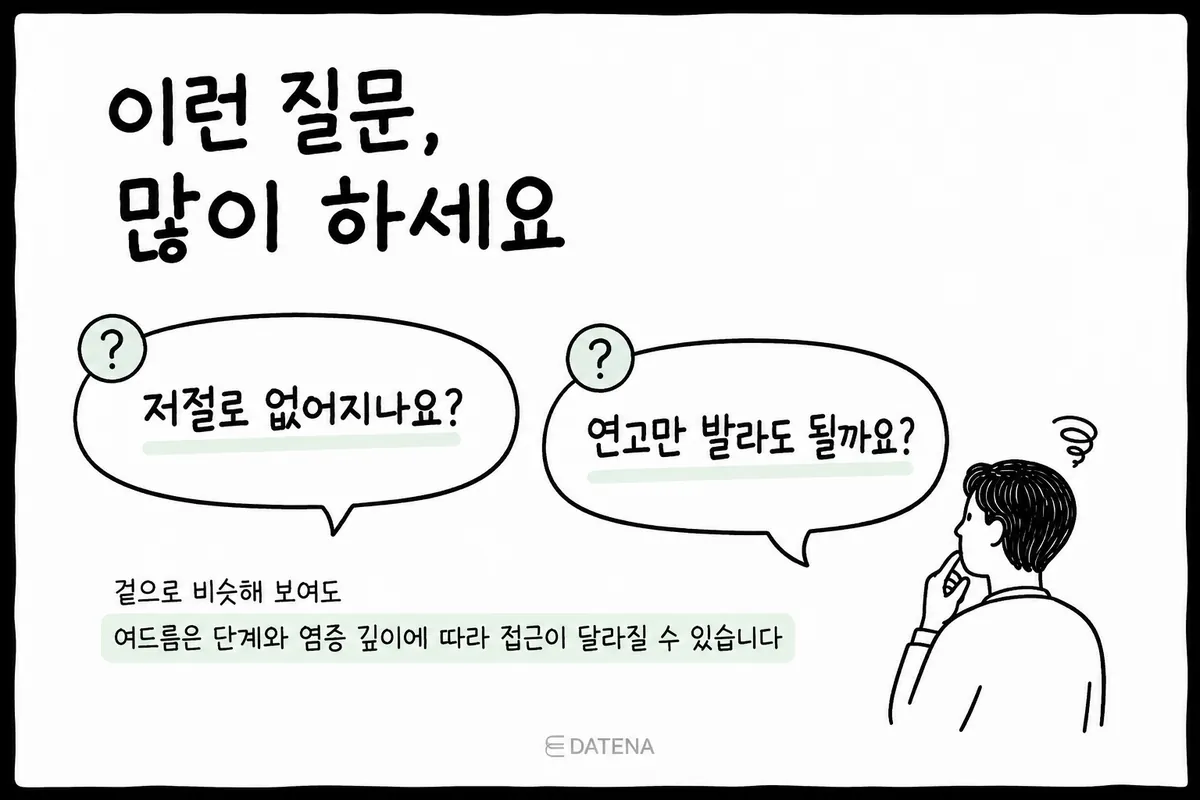 痘痘困扰FAQ:会自己消失吗?只涂药膏可以吗?根据痘痘阶段和炎症深度进行个性化处理的必要性